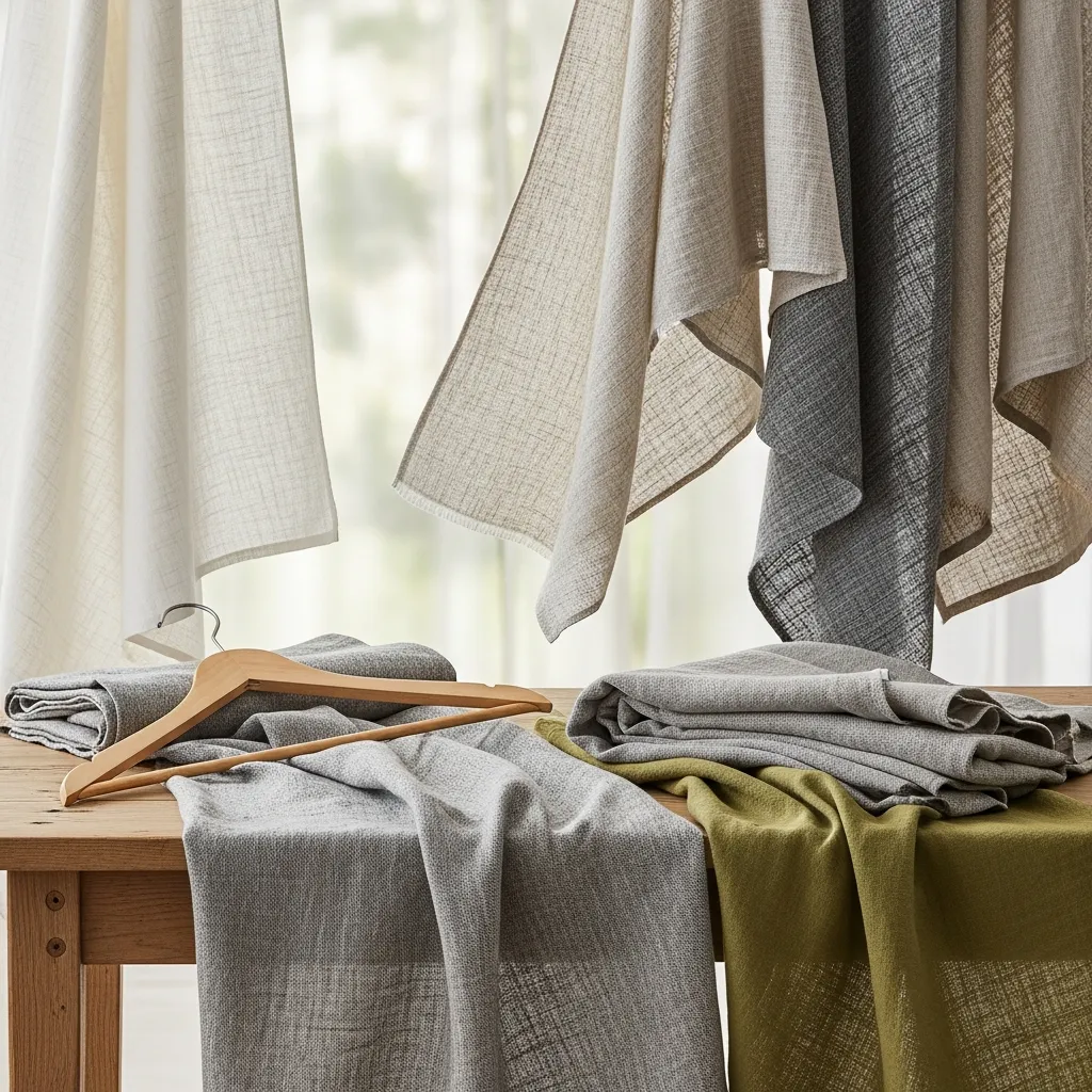 Natural linen breeze collection featuring textured weave and organic aesthetic for casual elegance